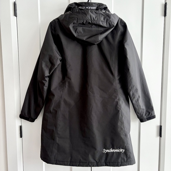 HELLY HANSEN, Womens, ADEN, INSULATED, RAIN COAT, Long Hooded Jacket, Size XL - Picture 2 of 16